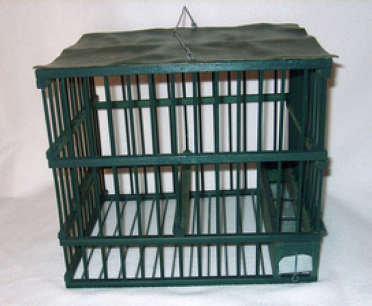 Cage à oiseau cage a grives pour appelant chasse abreuvoir terre